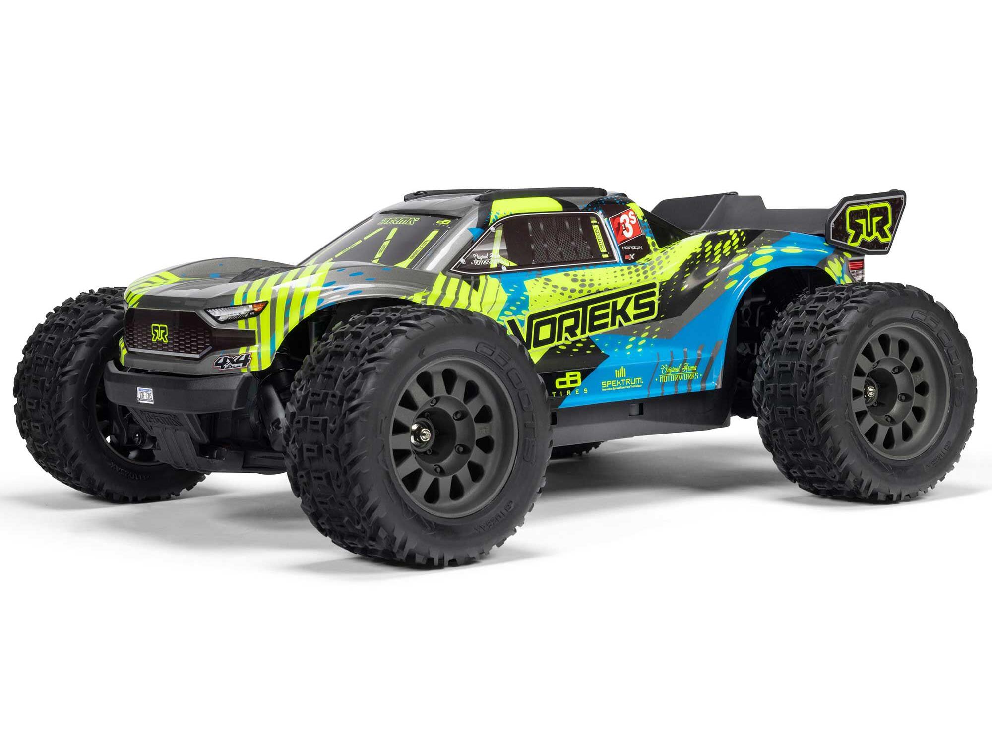 Arrma 1/10 VORTEKS 223S BLX 4X4 Stadium Truck RTR with DSC Teal (C-ARA4305V4T2)