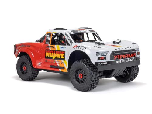 Arrma 1/8 MOJAVE 4S 4X4 BLX DT (with Centre Diff) RTR White (C-ARA4404T1)