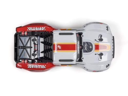 Arrma 1/8 MOJAVE 4S 4X4 BLX DT (with Centre Diff) RTR White (C-ARA4404T1)