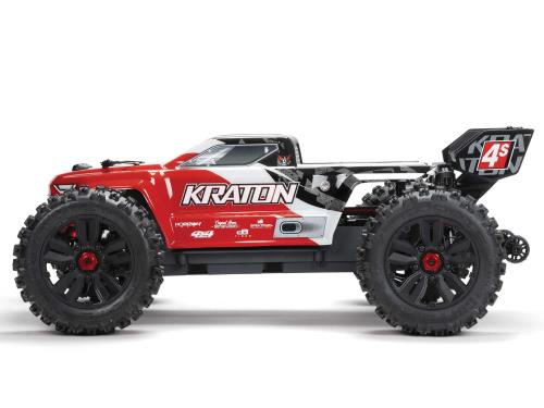 Arrma 1/10 KRATON 4S 4X4 BLX Centre Diff Speed MT (Red) (C-ARA4408V2T3)
