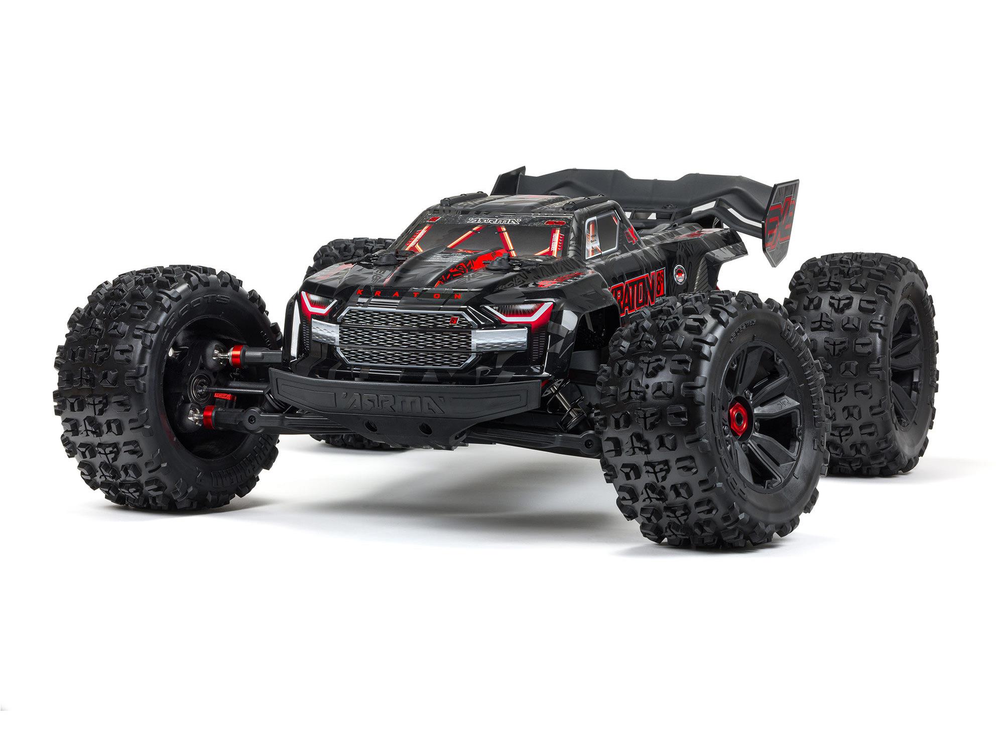 Arrma 1/5 KRATON 4x4 8S BLX EXB Brushless Monster Truck RTR, Black (C-ARA5808V2T1)