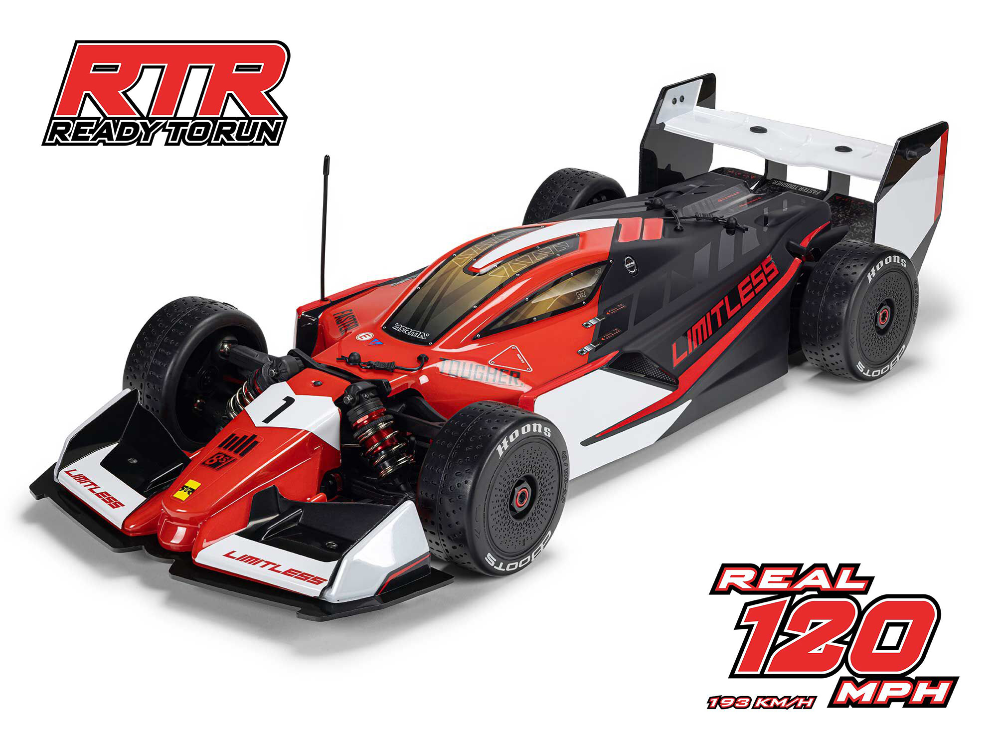 Arrma LimitlessS 8S 4X4 RTR BLX Street Speed, Red/Black (C-ARA7816T1)