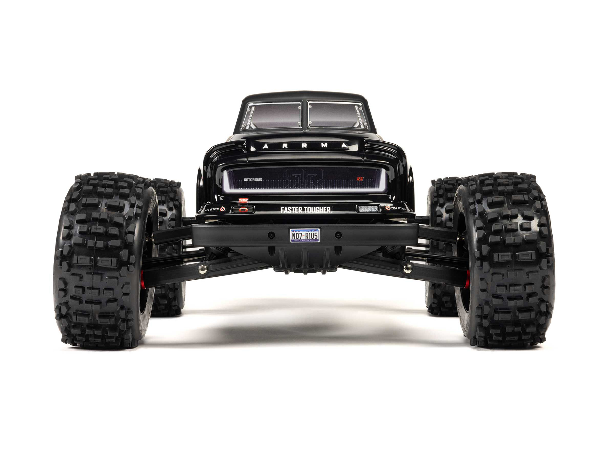Arrma 1/8 NOTORIOUS 6S V6 4X4 BLX Stunt Truck RTR Black (C-ARA8611V6T1)