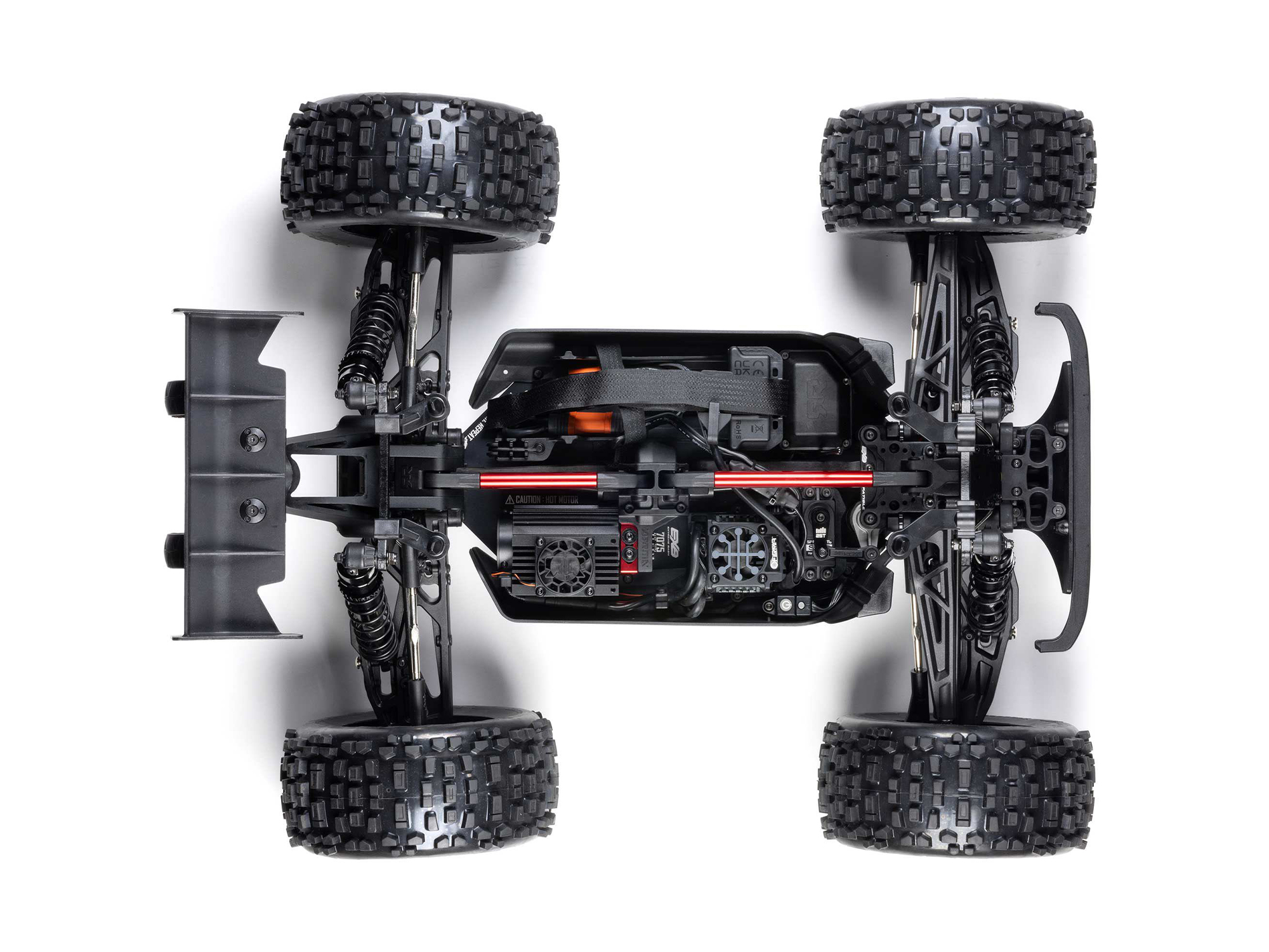 Arrma 1/8 NOTORIOUS 6S V6 4X4 BLX Stunt Truck RTR Black (C-ARA8611V6T1)