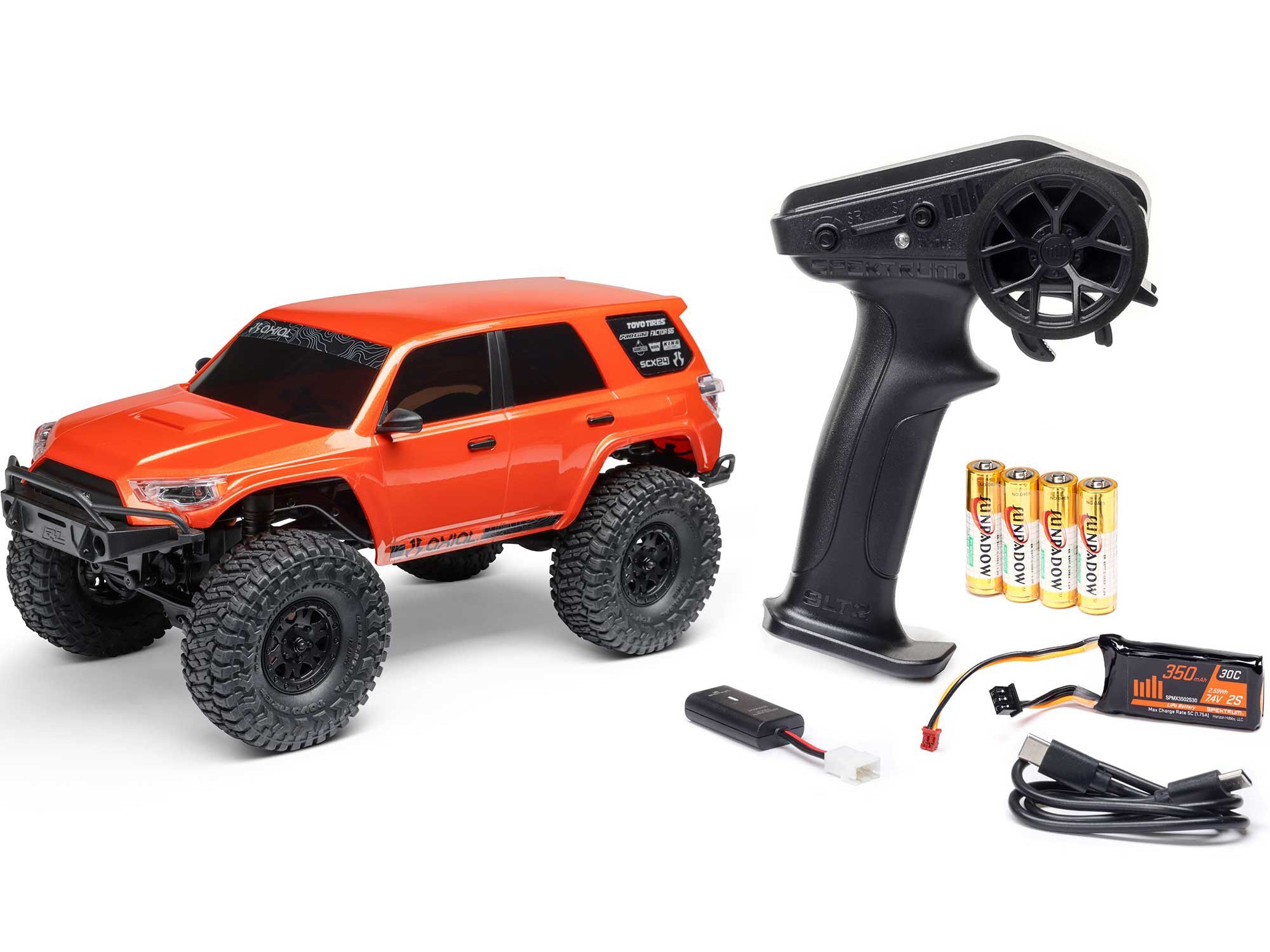 Axial 1/24 SCX24 Toyota 4Runner 4X4 Rock Crawler RTR Orange (C-AXI-2035T1)