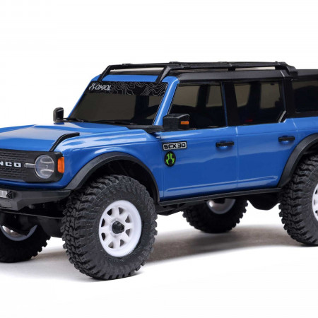 Axial 1/30 SCX30 Ford Bronco 4X4 RTR Rock Crawler - Blue (C-AXI-2048T1) 