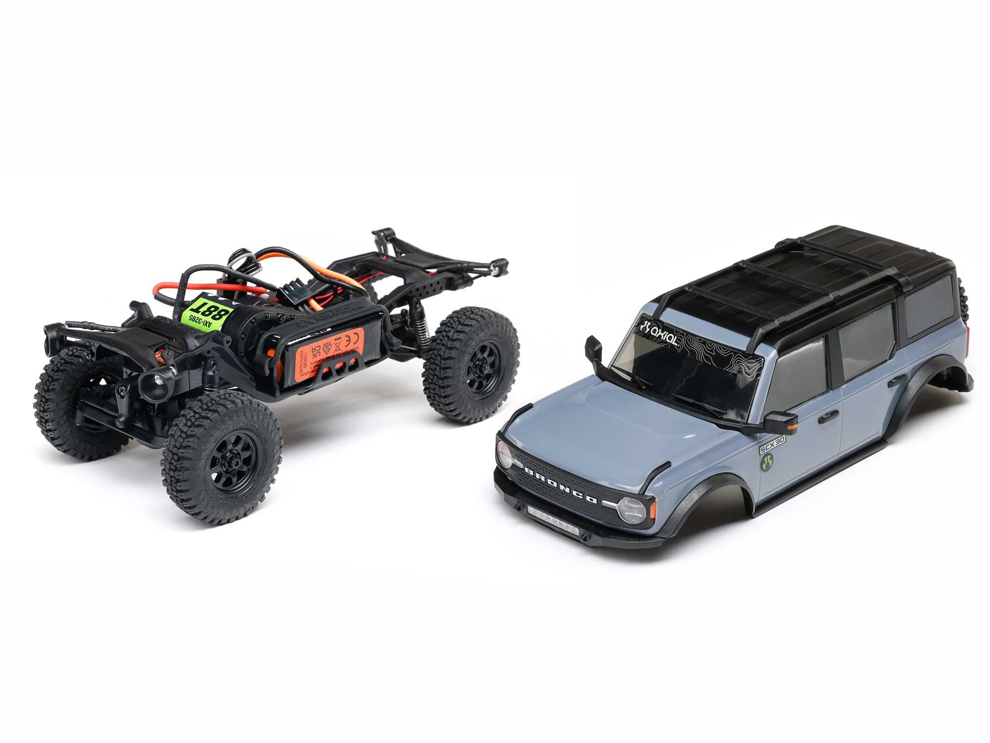 Axial 1/30 SCX30 Ford Bronco 4X4 RTR Rock Crawler - Blue (C-AXI-2048T1) 