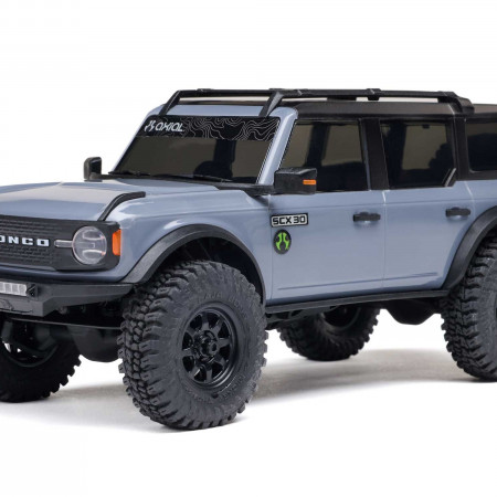 Axial 1/30 SCX30 Ford Bronco 4X4 RTR Rock Crawler - Grey (C-AXI-2048T2) 