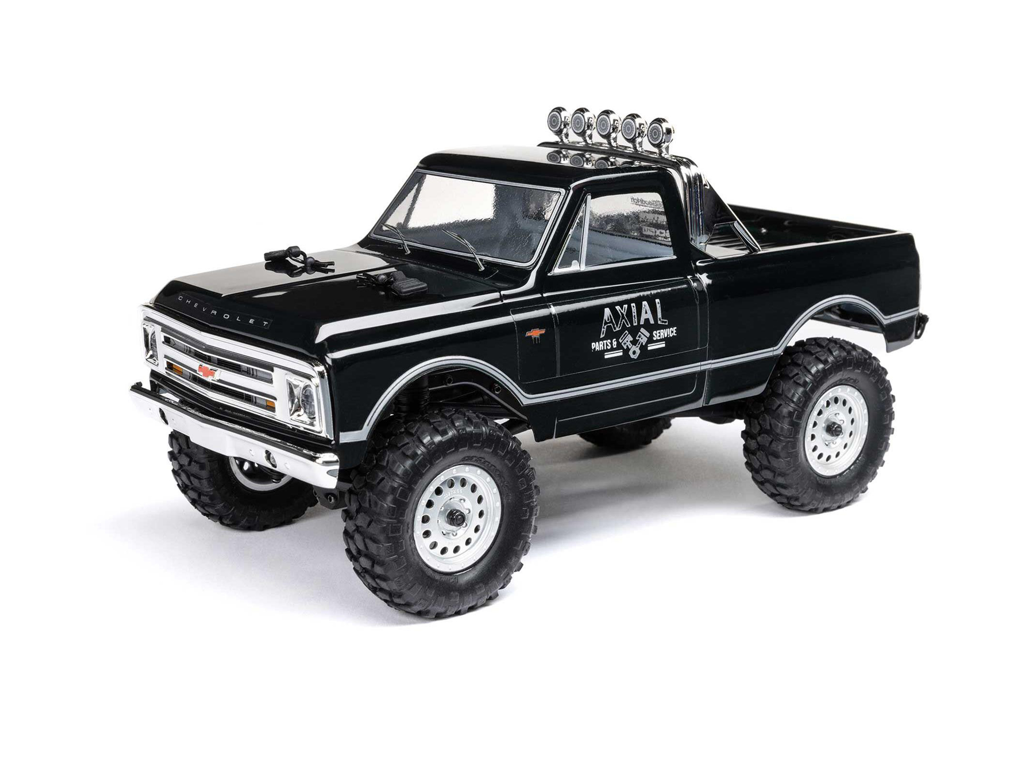 Axial 1:24 SCX24 1967 Chevrolet C10 4WD Rock Crawler RTR - Black (C-AXI00001V2T4)