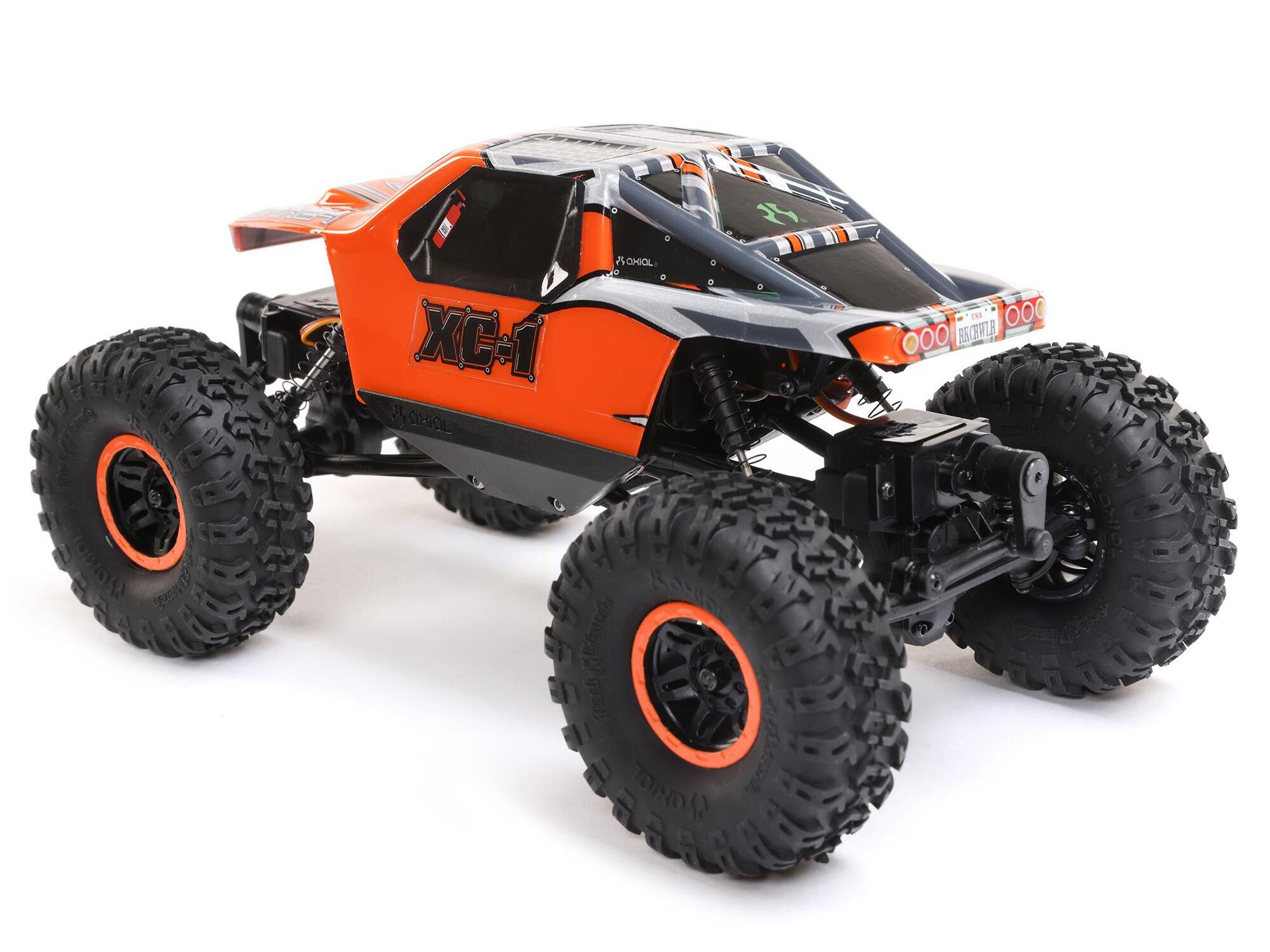1:24 AX24 XC-1 4WS Crawler Brushed RTR, Orange (C-AXI00003T2)