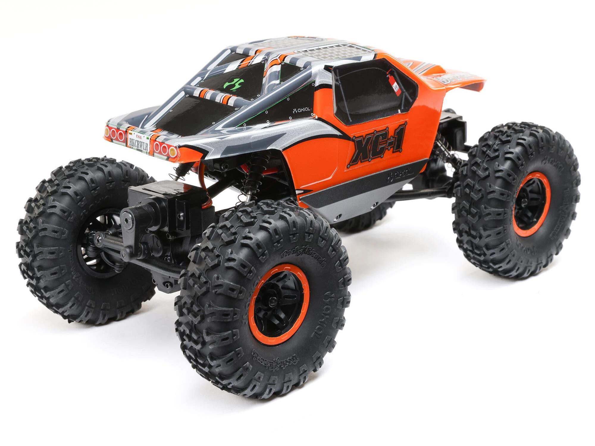 1:24 AX24 XC-1 4WS Crawler Brushed RTR, Orange (C-AXI00003T2)