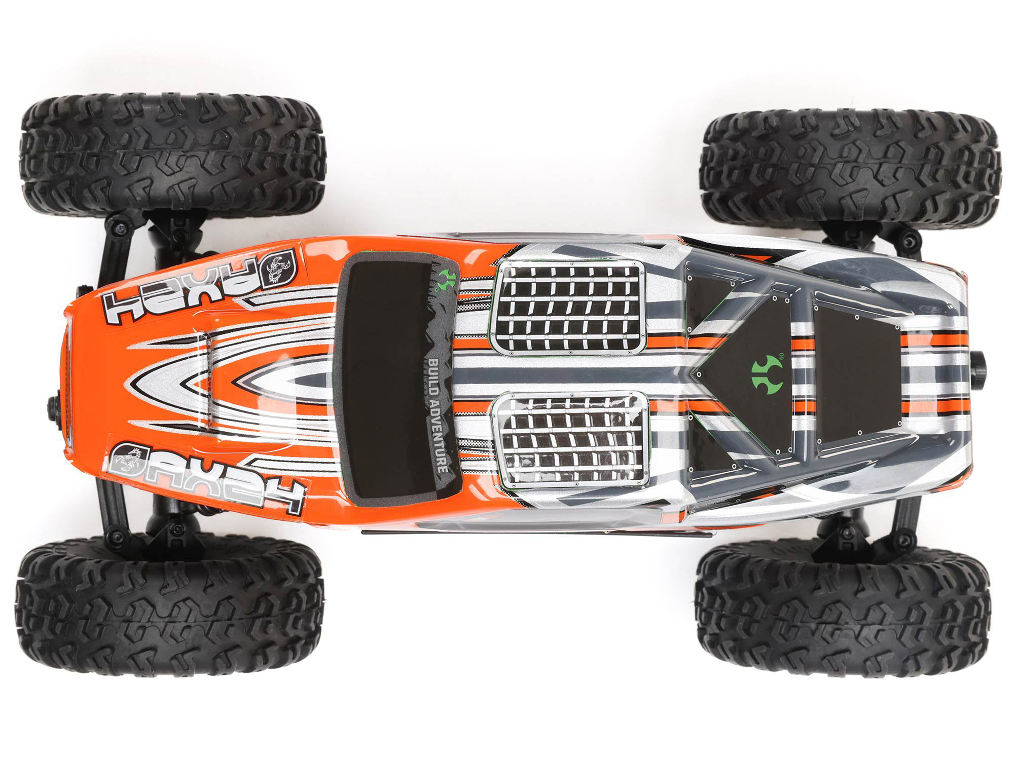 1:24 AX24 XC-1 4WS Crawler Brushed RTR, Orange (C-AXI00003T2)