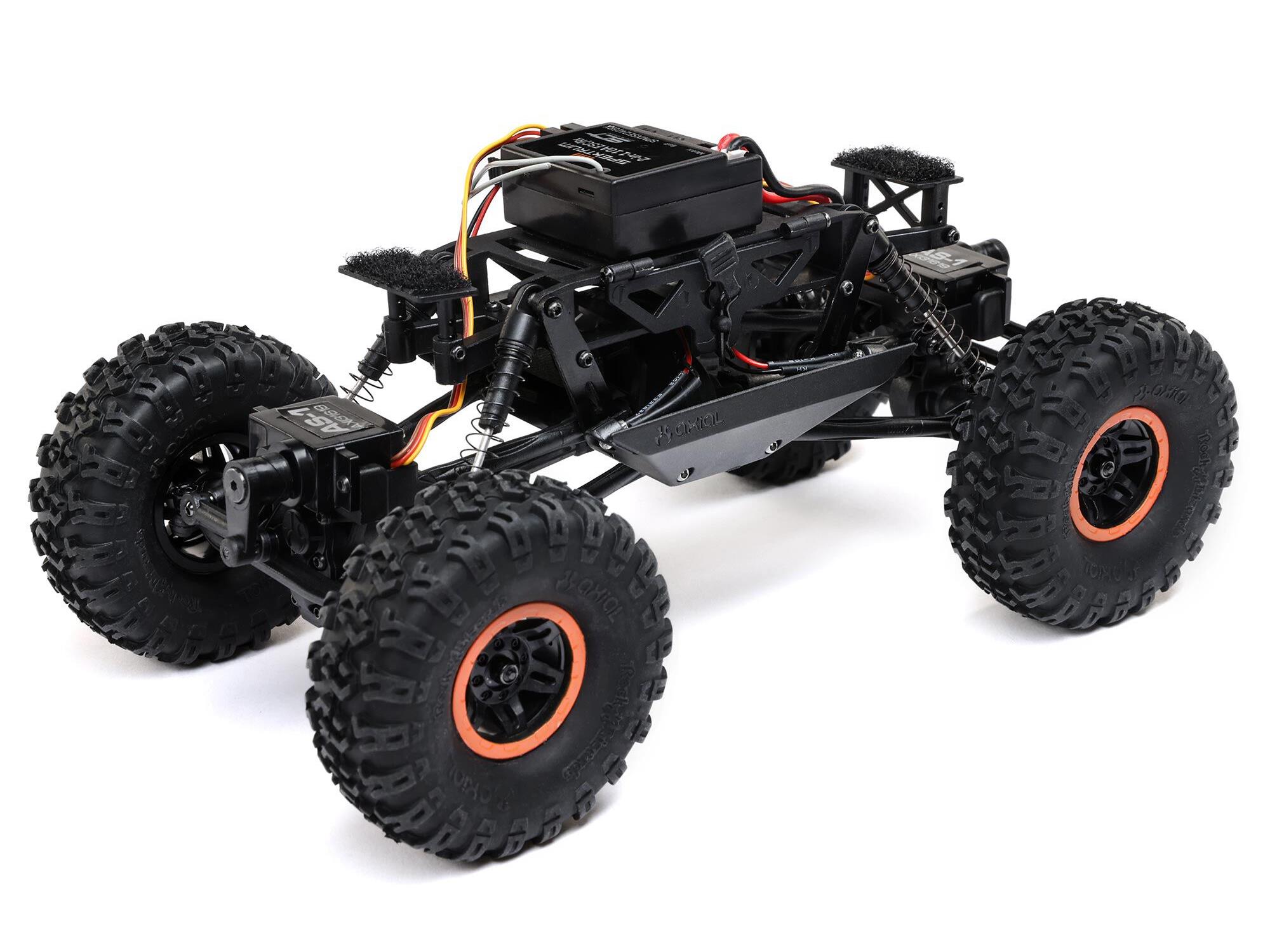 1:24 AX24 XC-1 4WS Crawler Brushed RTR, Orange (C-AXI00003T2)