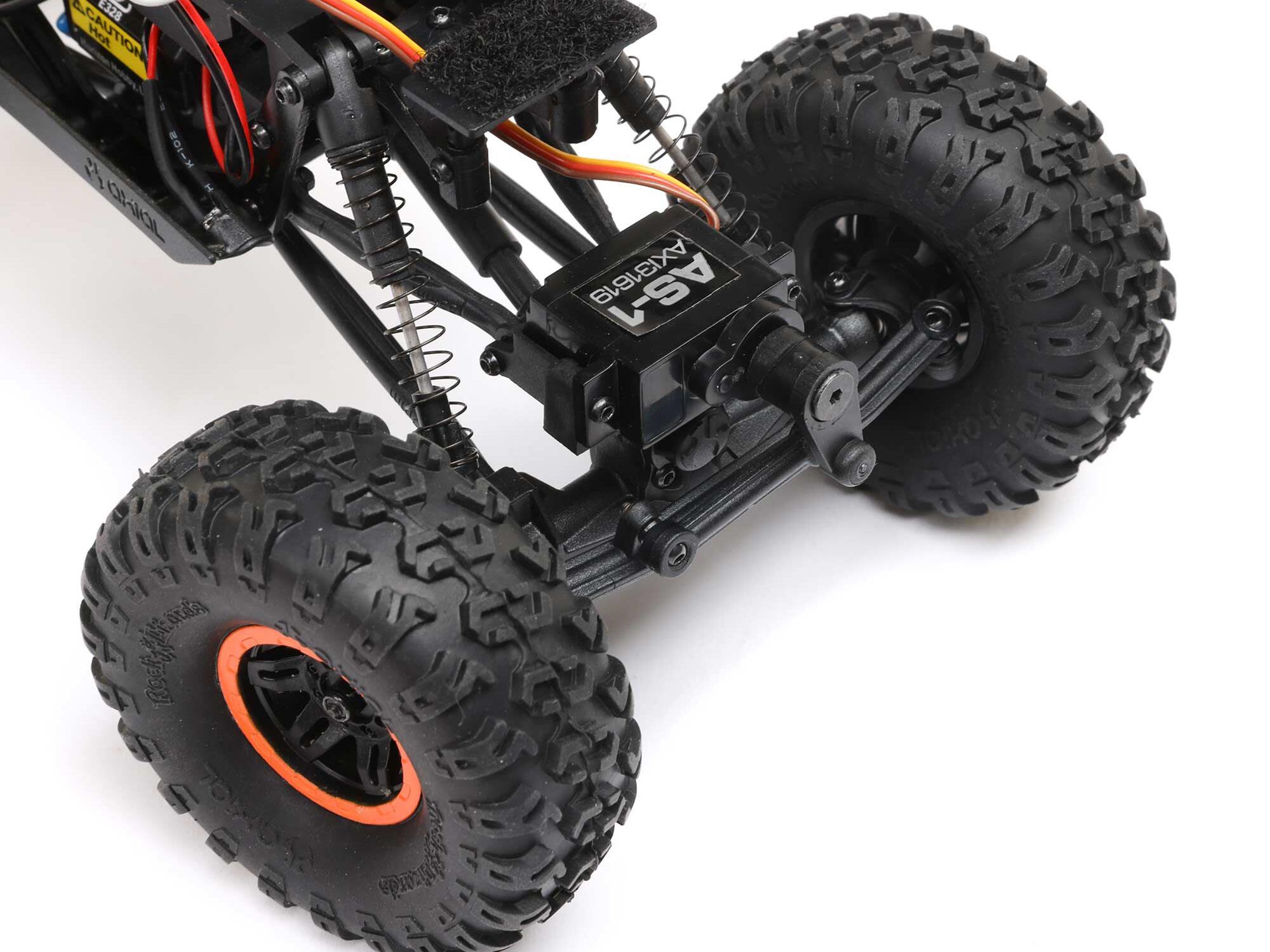 1:24 AX24 XC-1 4WS Crawler Brushed RTR, Orange (C-AXI00003T2)