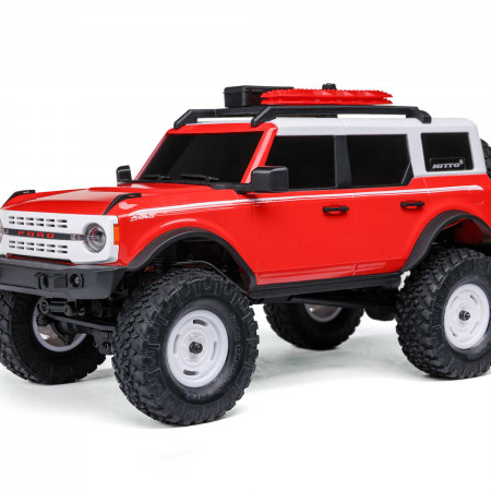 Axial 1/24 SCX24 Ford Bronco 4X4 RTR (inc Battery &amp; Charger) Red (C-AXI00006V2T6)