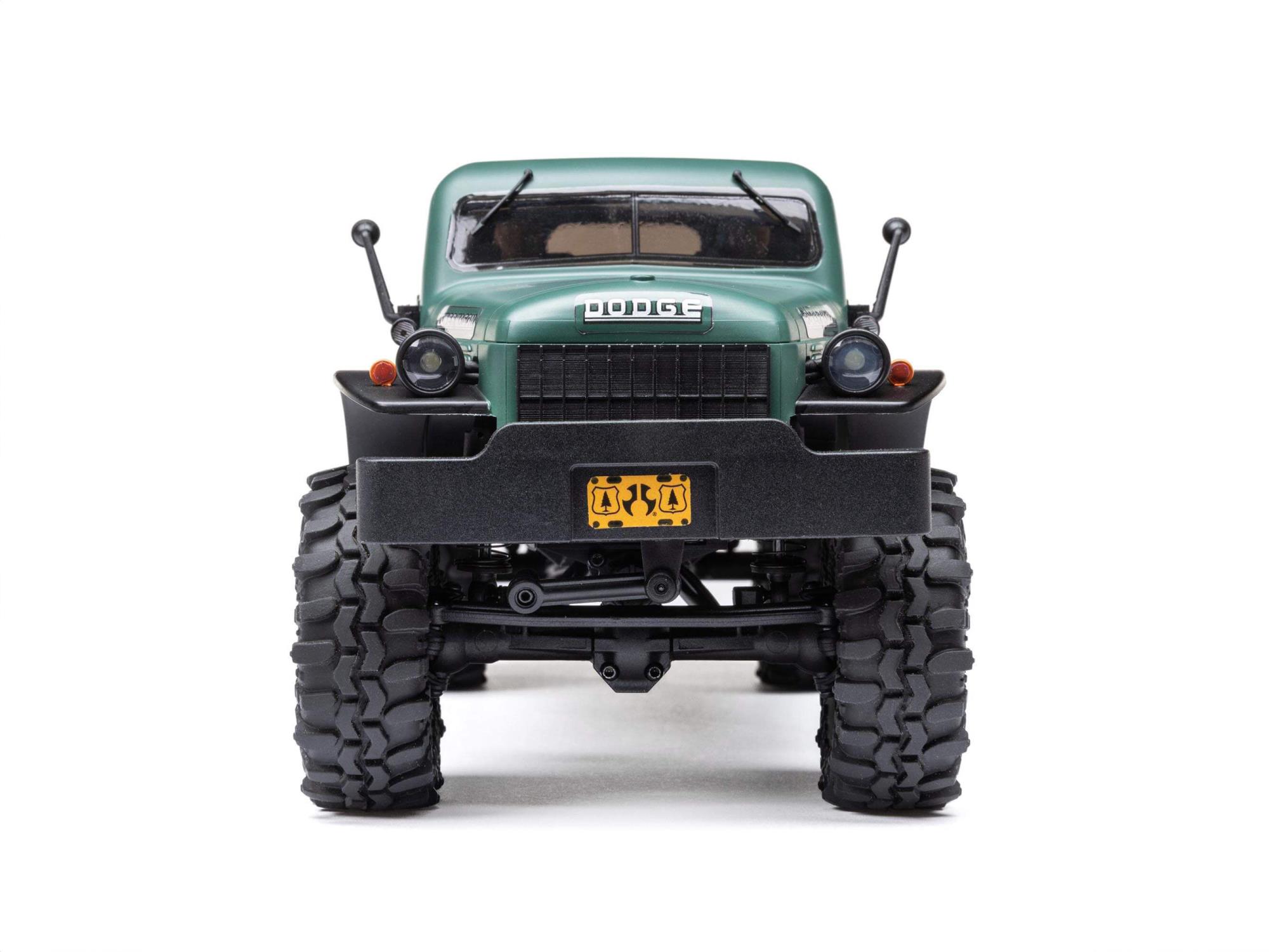 Axial 1:24 SCX24 Dodge Power Wagon 4WD Rock Crawler RTR, Green (C-AXI00007T2)