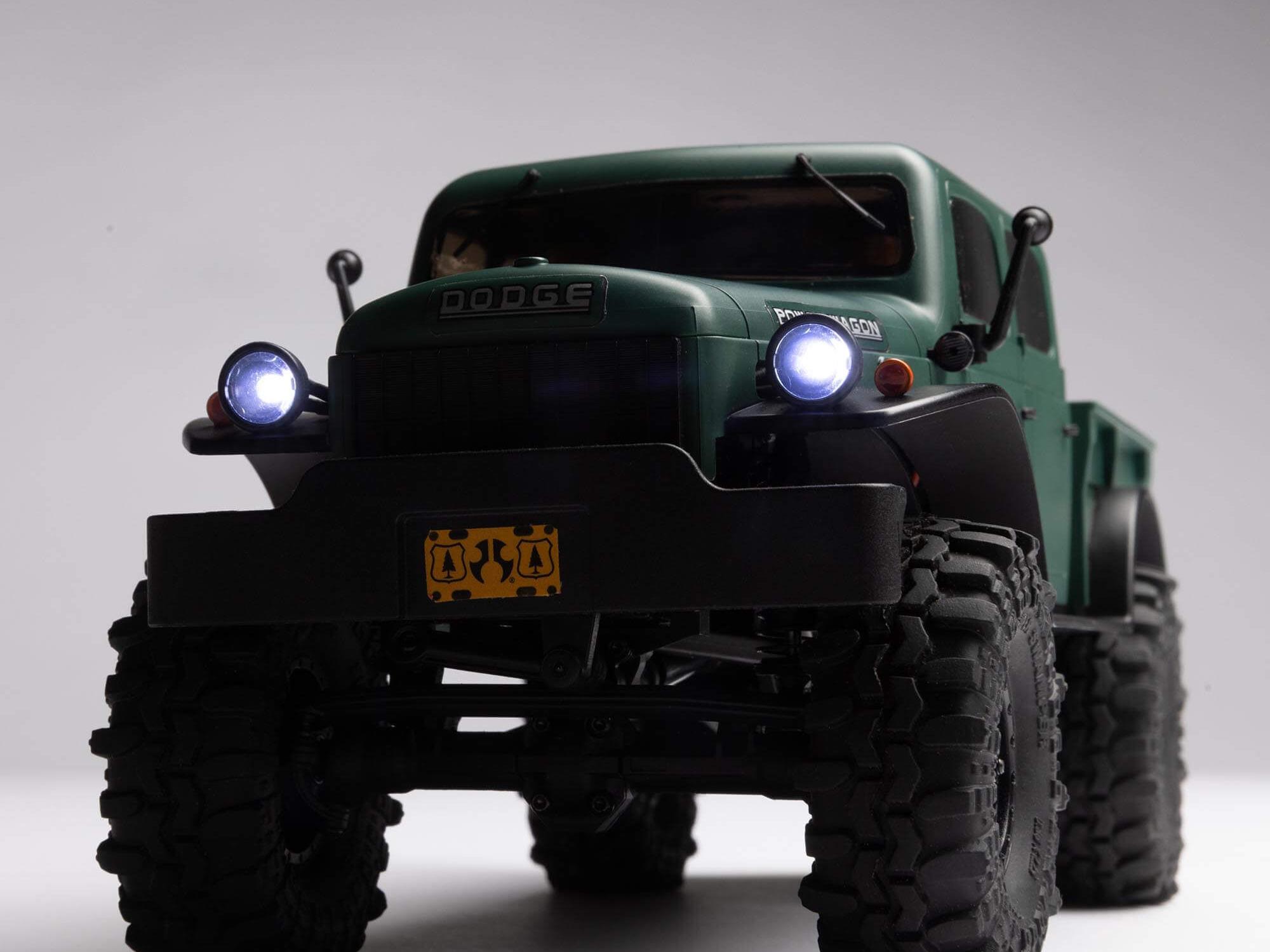Axial 1:24 SCX24 Dodge Power Wagon 4WD Rock Crawler RTR, Green (C-AXI00007T2)