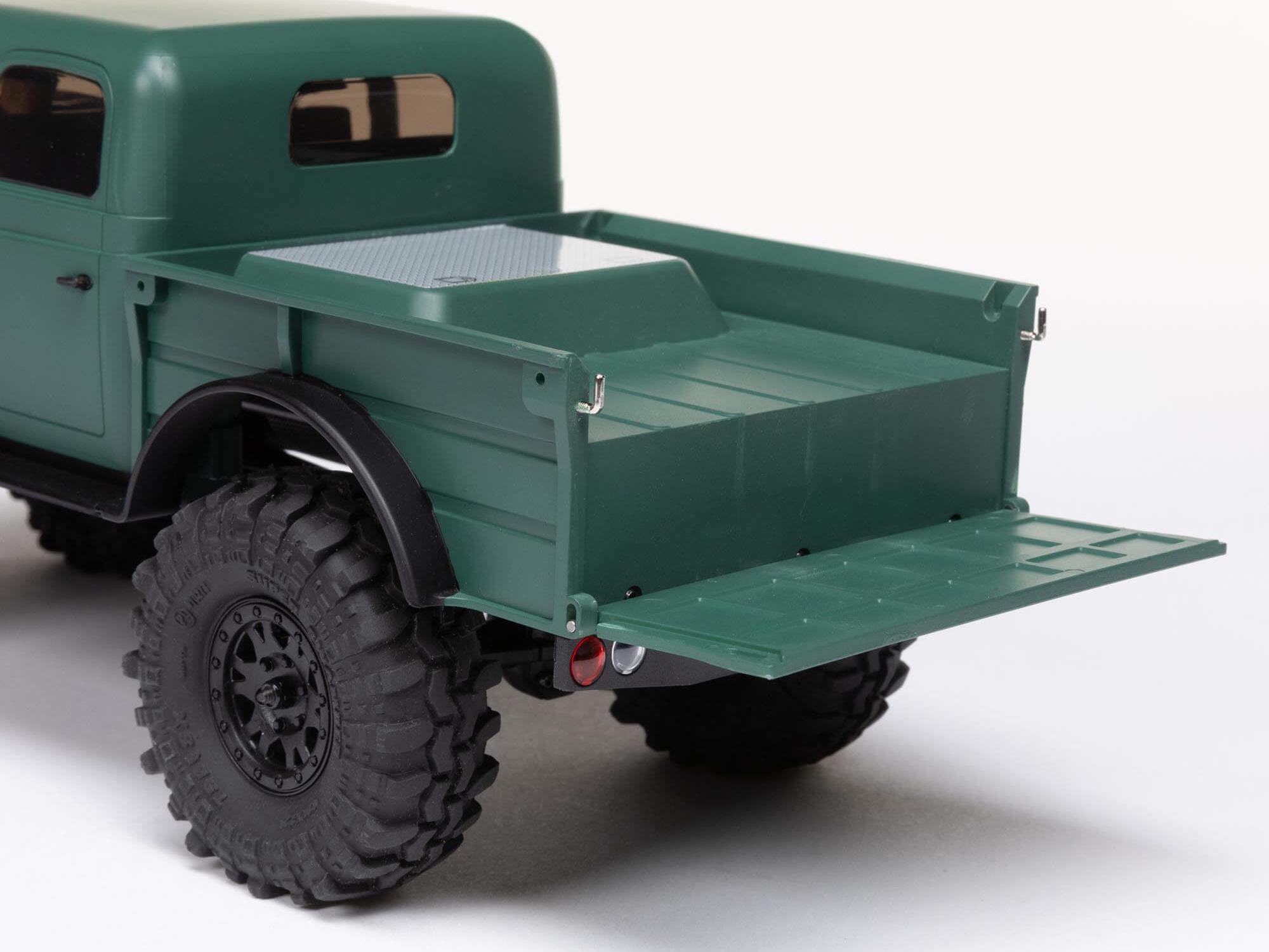 Axial 1:24 SCX24 Dodge Power Wagon 4WD Rock Crawler RTR, Green (C-AXI00007T2)