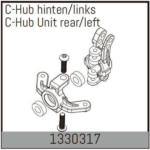 Absima C-Hub Unit Rear/Left ( AB 1330317)