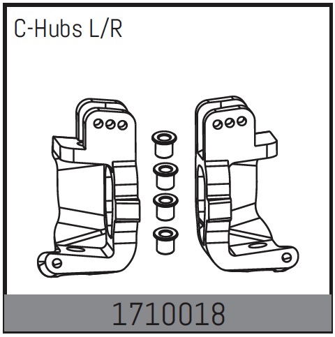 Absima C-Hubs L/R ( AB 1710018)