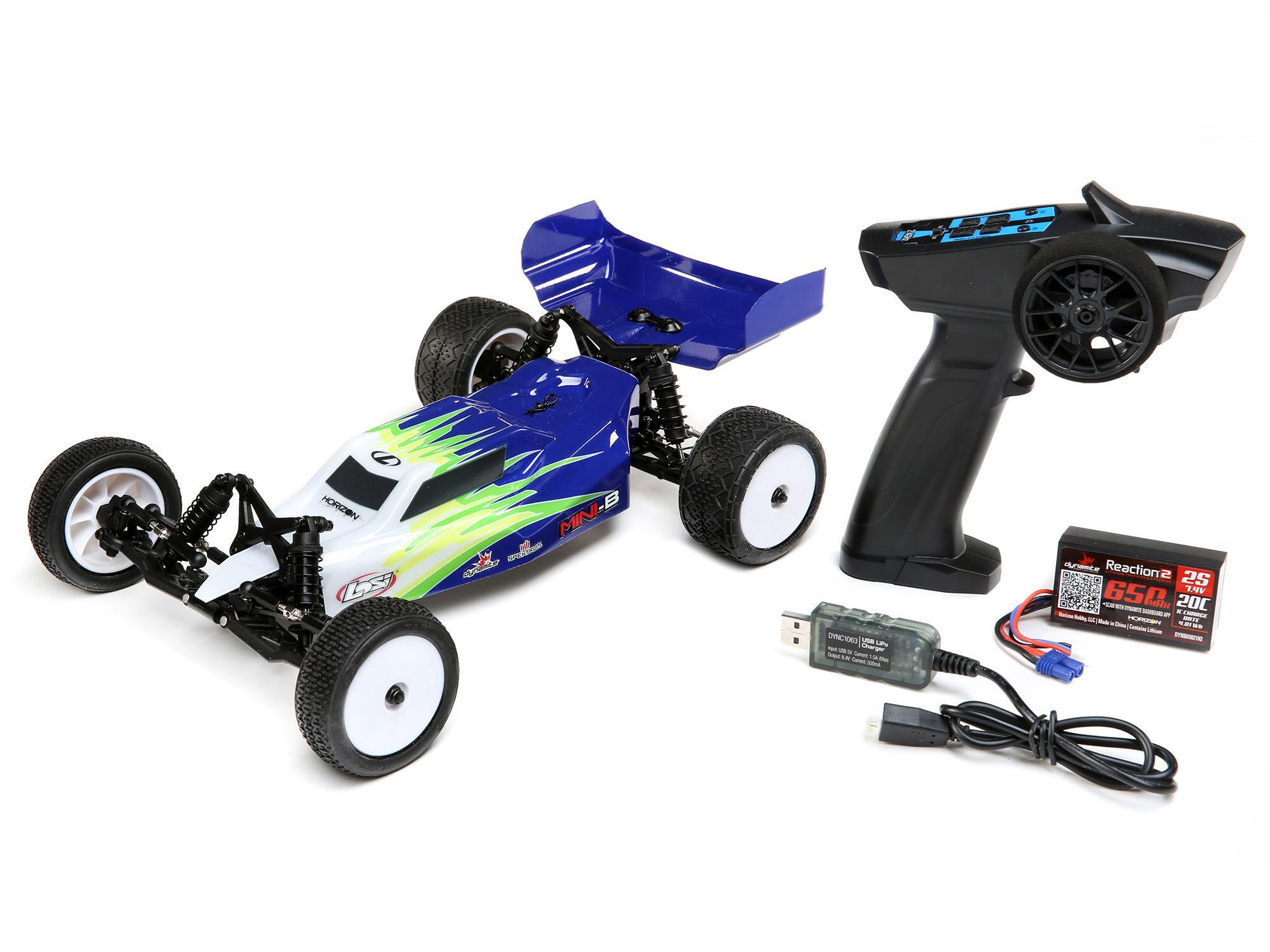 Losi 1:16 Mini-B 2wd Buggy Blue (C-LOS01016T1)