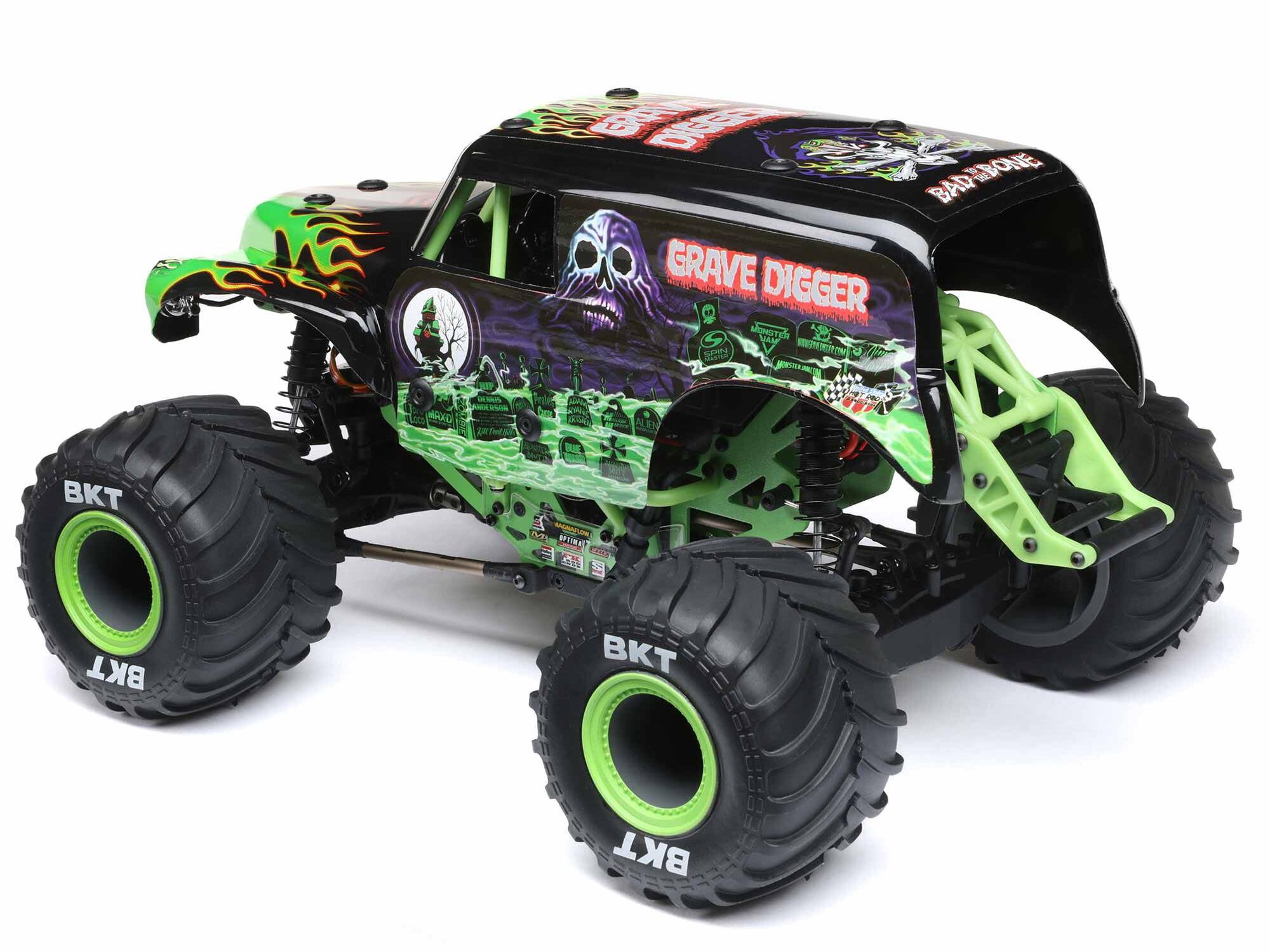 Losi 1:18 Mini LMT 4X4 Brushed Monster Truck RTR, Grave Digger (C-LOS01026T1)
