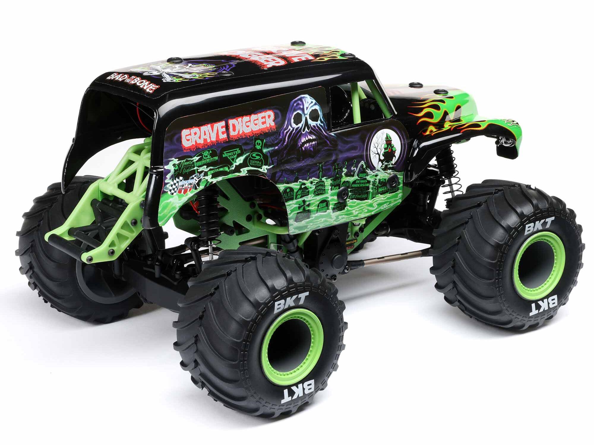 Losi 1:18 Mini LMT 4X4 Brushed Monster Truck RTR, Grave Digger (C-LOS01026T1)