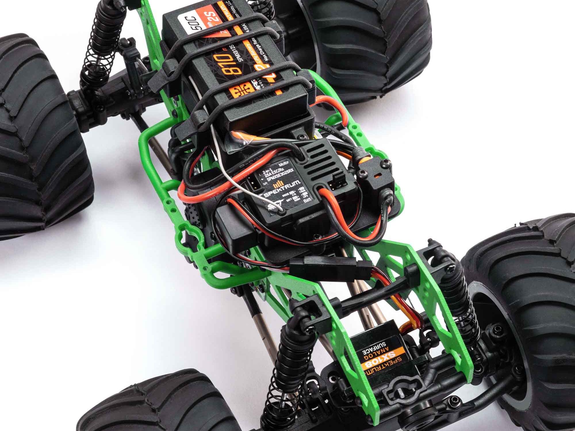 Losi 1:18 Mini LMT 4X4 Brushed Monster Truck RTR, Grave Digger (C-LOS01026T1)
