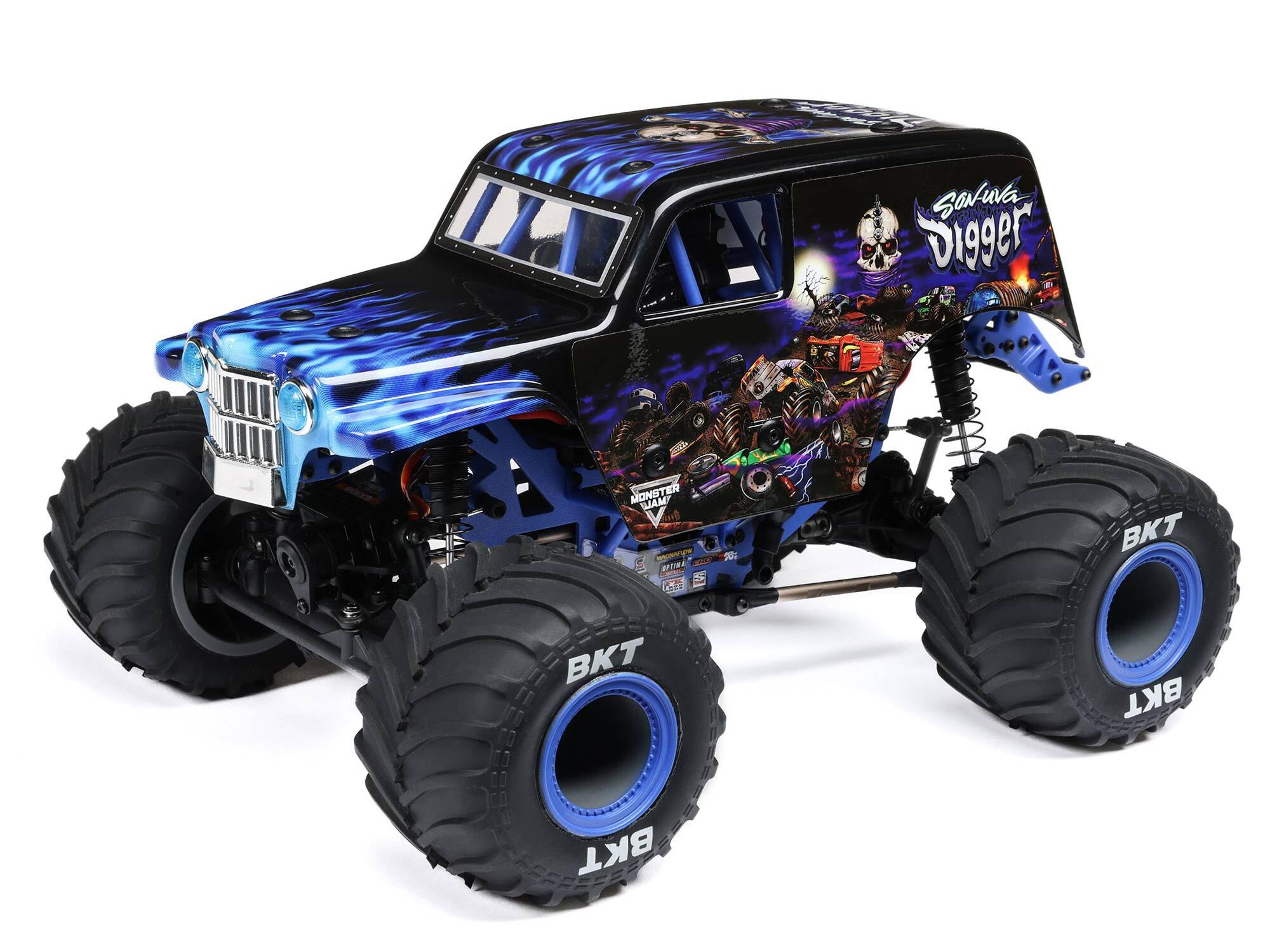 Losi 1:18 Mini LMT 4X4 Brushed Monster Truck RTR, Son-Uva (C-LOS01026T2)