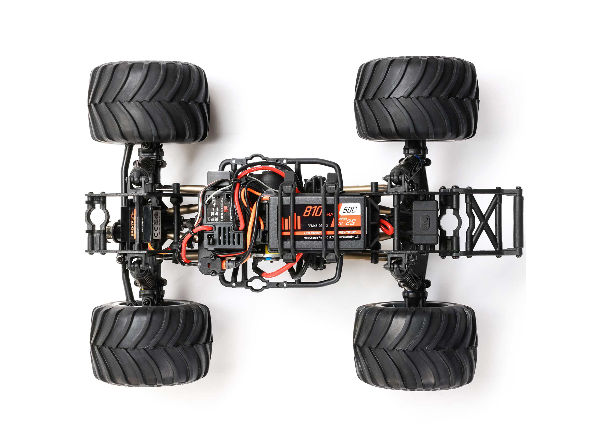 Losi 1/18 Mini LMT Megalodon 2S 4X4 Monster Truck RTR (C-LOS01026T3)