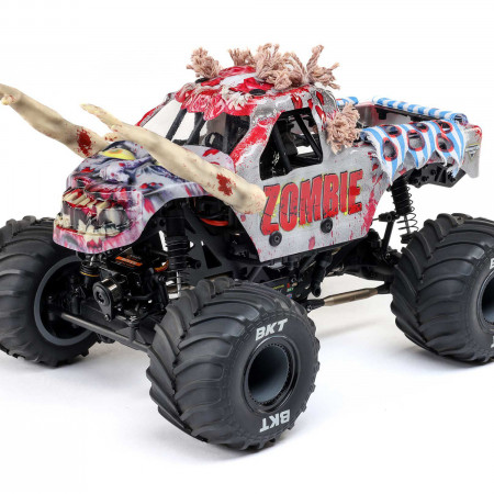 Losi 1/18 Mini LMT Zombie 2S 4X4 RTR Brushed Monster Truck (C-LOS01026T4)