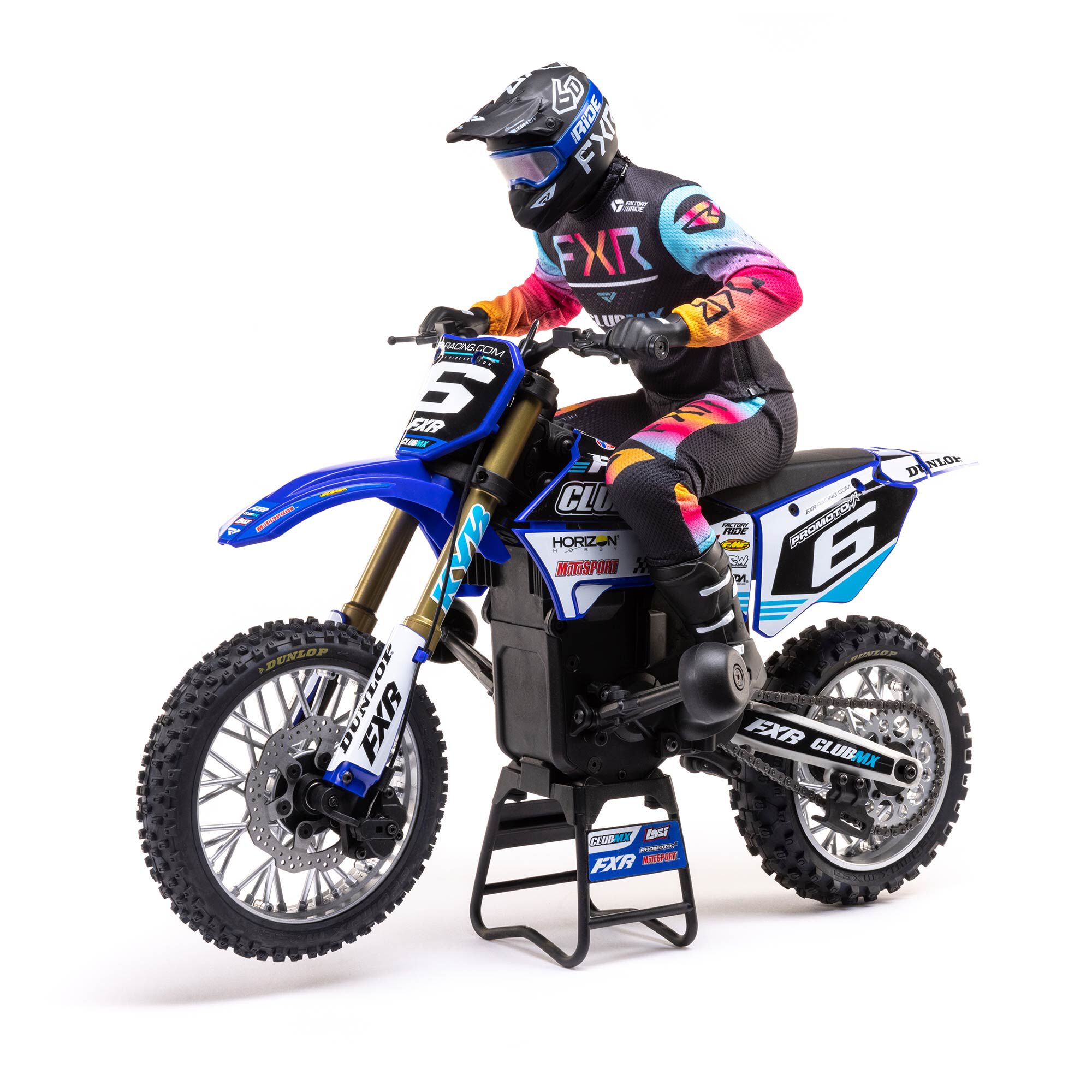 Losi 1:4 Promoto-MX Motorcycle RTR, Club MX (C-LOS06000T2)