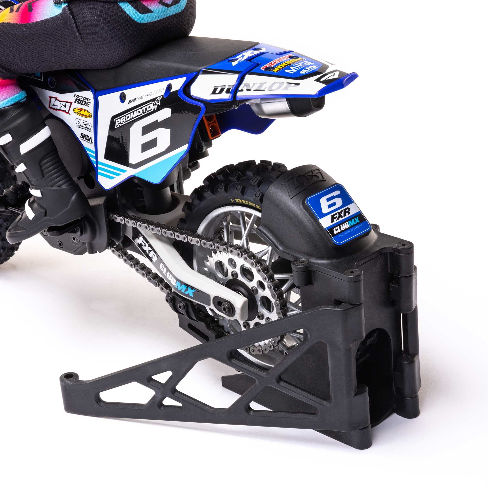Losi 1:4 Promoto-MX Motorcycle RTR, Club MX (C-LOS06000T2)