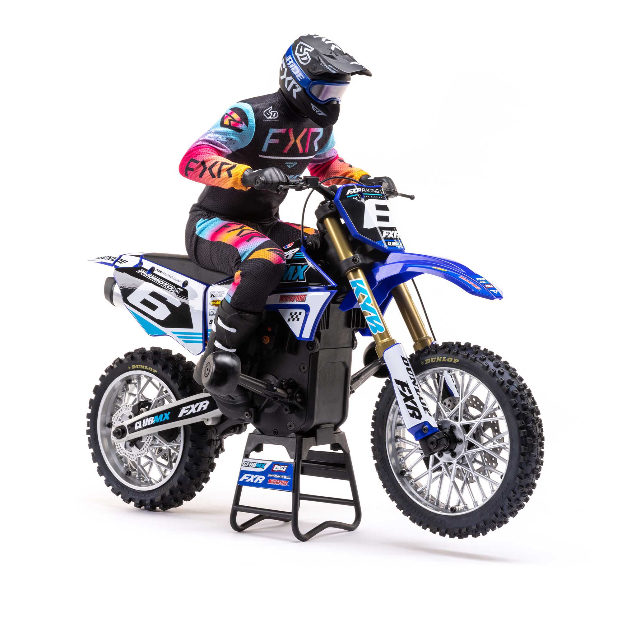 Losi 1:4 Promoto-MX Motorcycle RTR, Club MX (C-LOS06000T2)