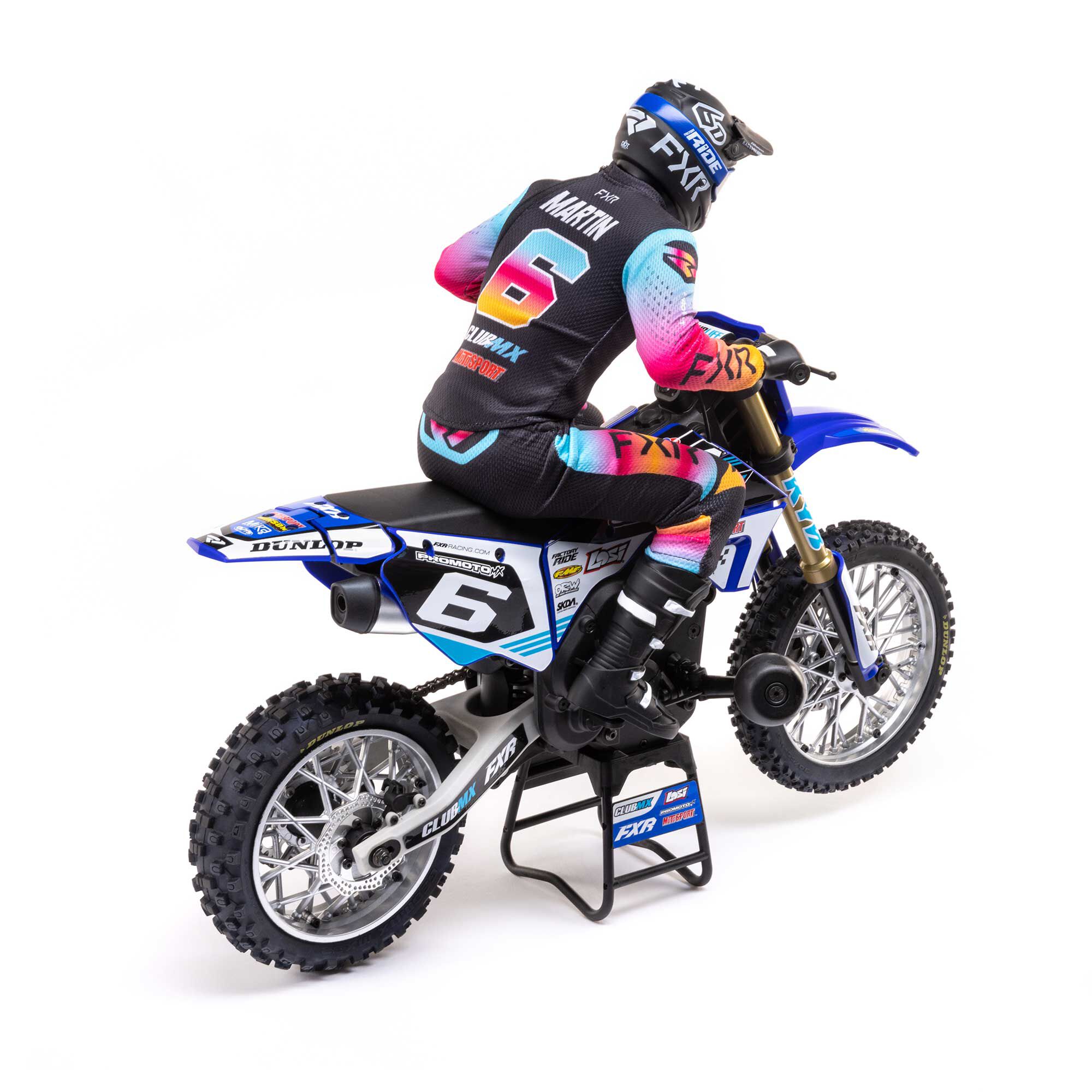 Losi 1:4 Promoto-MX Motorcycle RTR, Club MX (C-LOS06000T2)