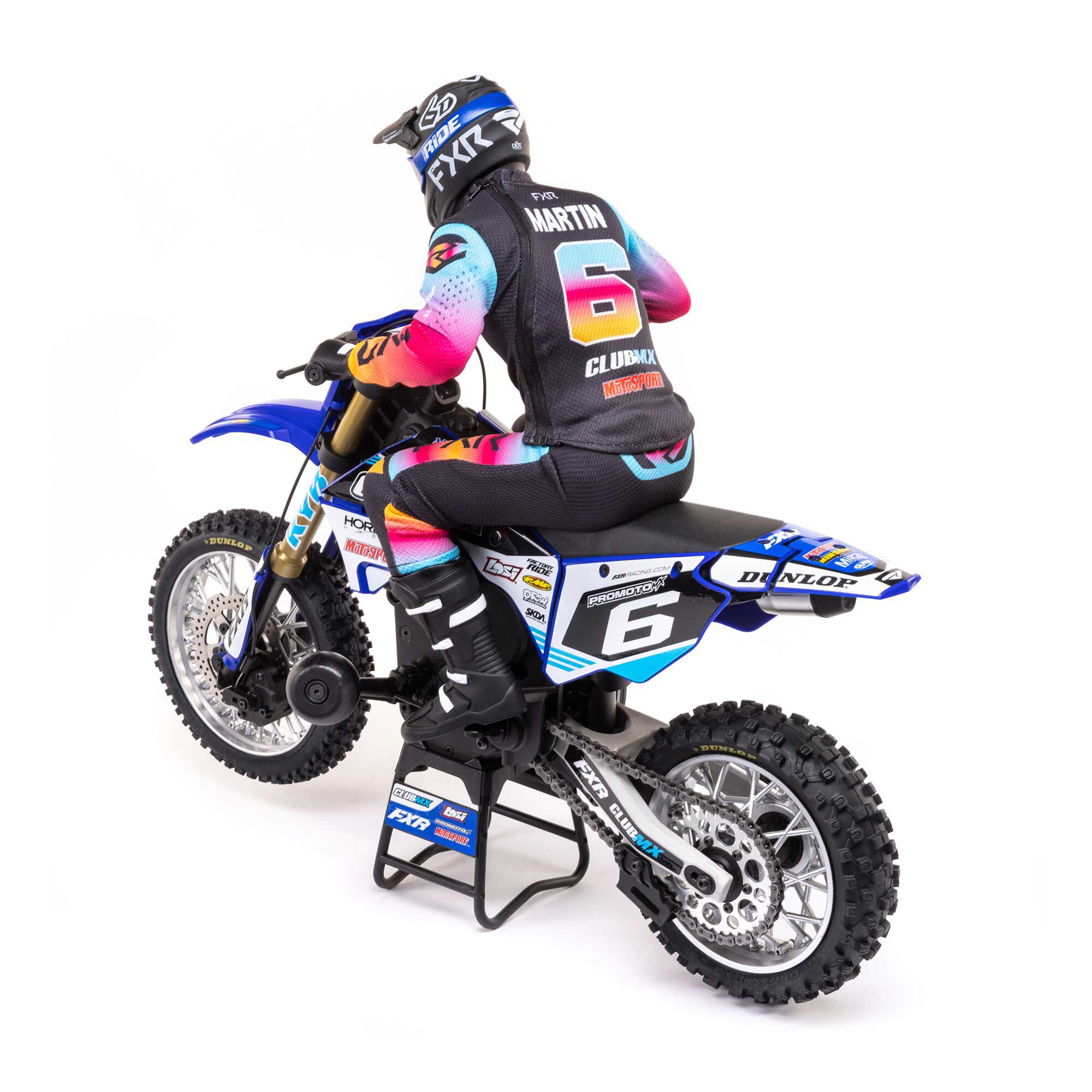 Losi 1:4 Promoto-MX Motorcycle RTR, Club MX (C-LOS06000T2)