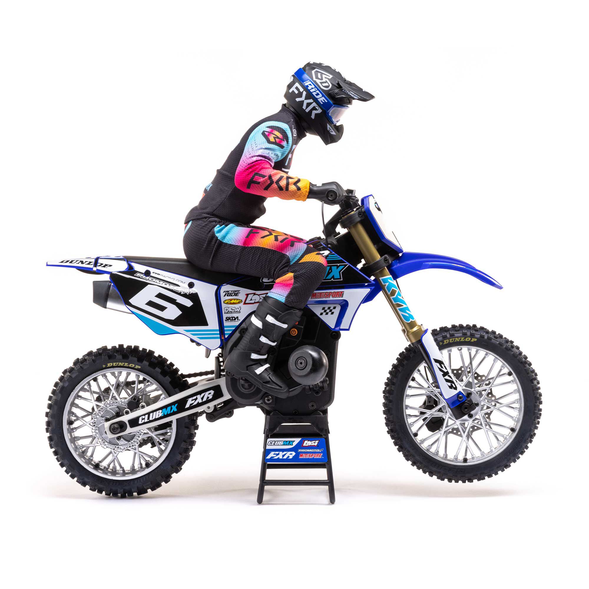 Losi 1:4 Promoto-MX Motorcycle RTR, Club MX (C-LOS06000T2)