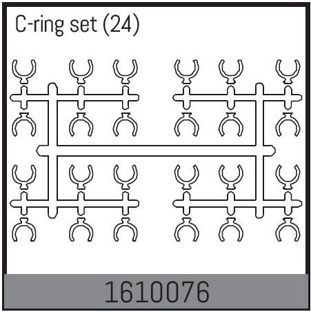 Absima C-Ring Set (24) ( AB 1610076)