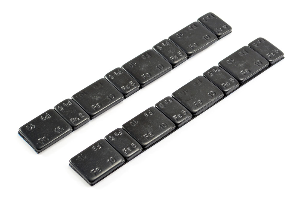 Centro Black Chassis Weights W/Adhesive 5g/10g x 2 Strips (C0504)