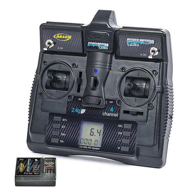 Carson Reflex Stick Pro 3.1 LCD 4 Channel Radio Set (C500085)
