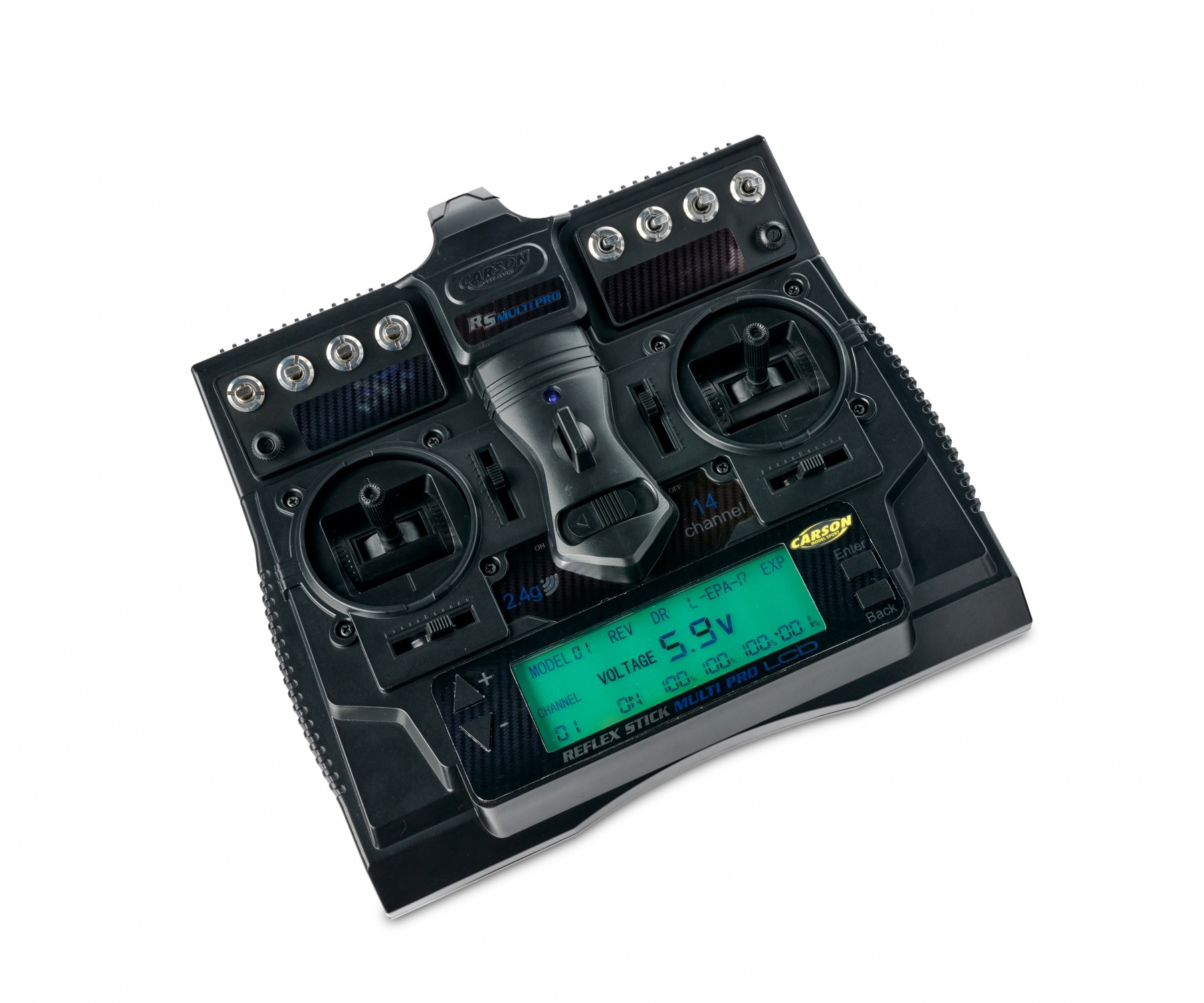 Carson Reflex Stick Multi Pro 14 Channel LCD 2.4ghz (C501004)