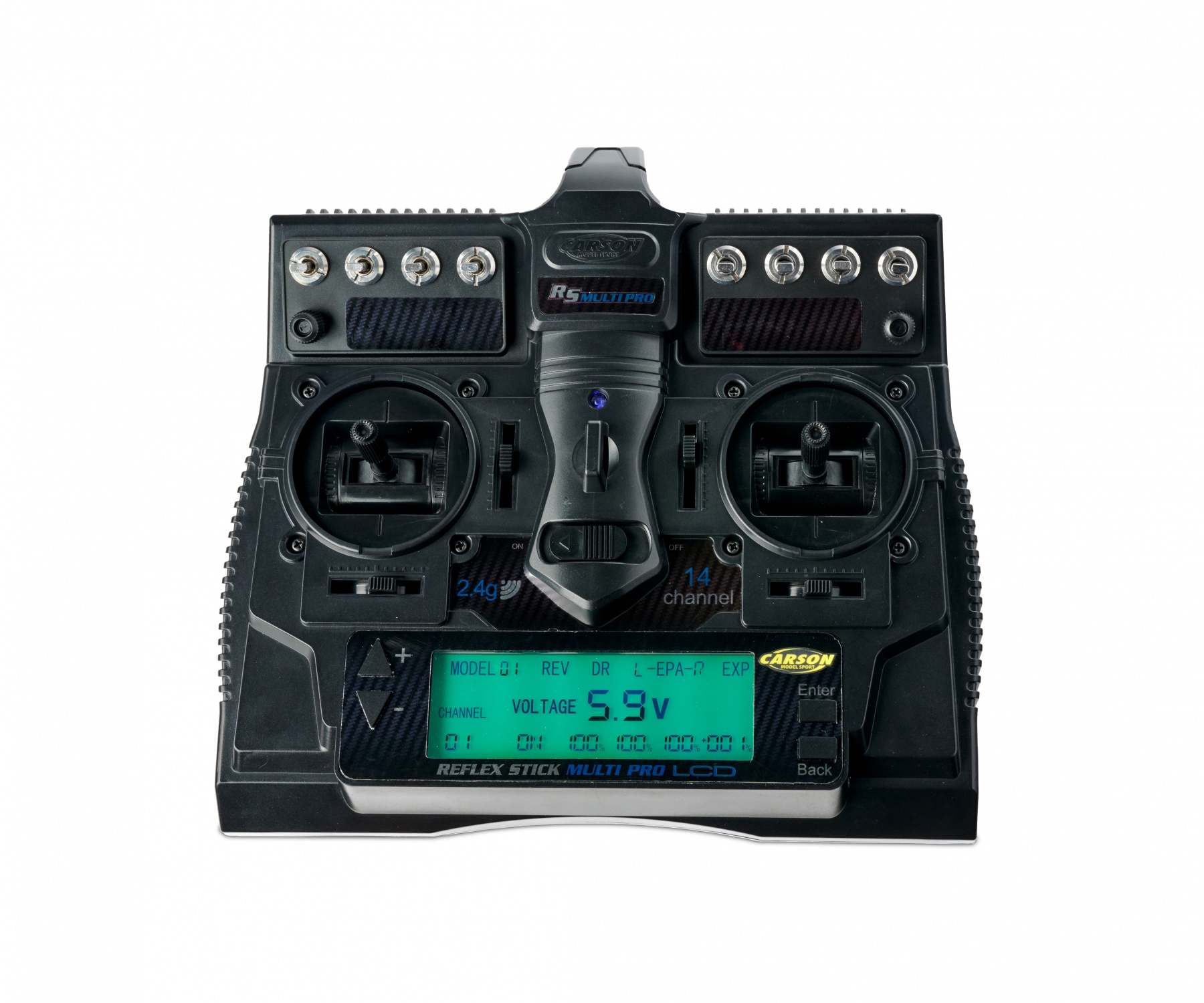 Carson Reflex Stick Multi Pro 14 Channel LCD 2.4ghz (C501004)