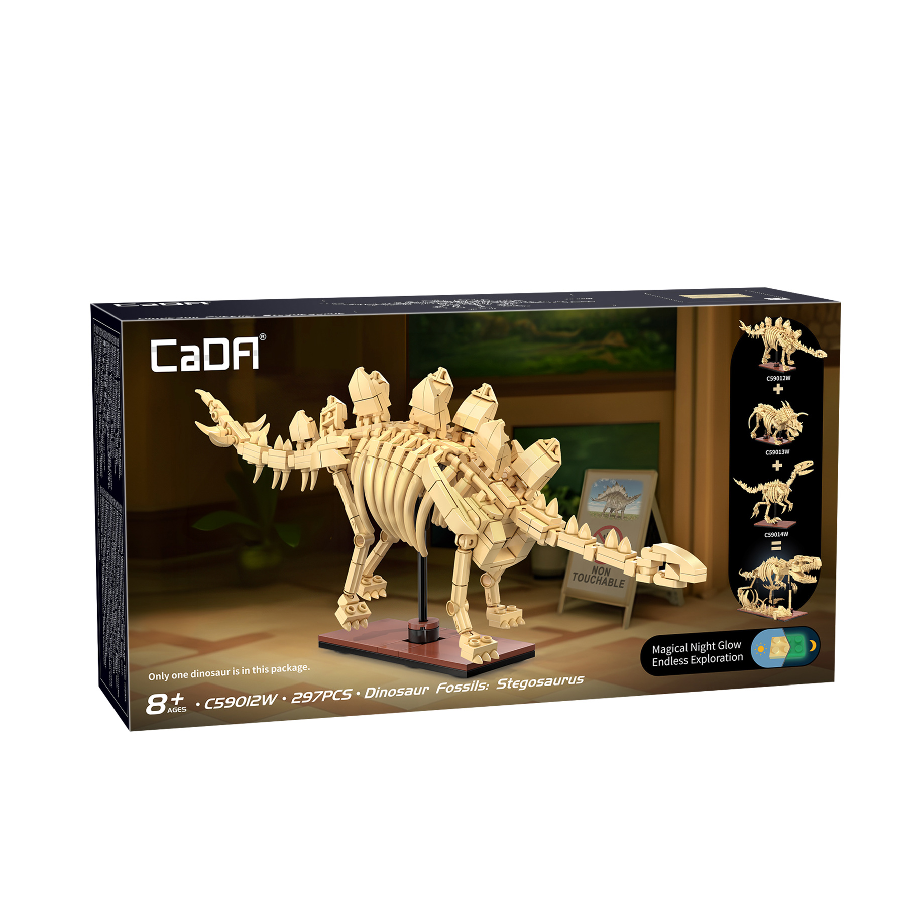 Cada Dinosaur Fossils: Stegosaurus - 297 Pcs (C59012W)