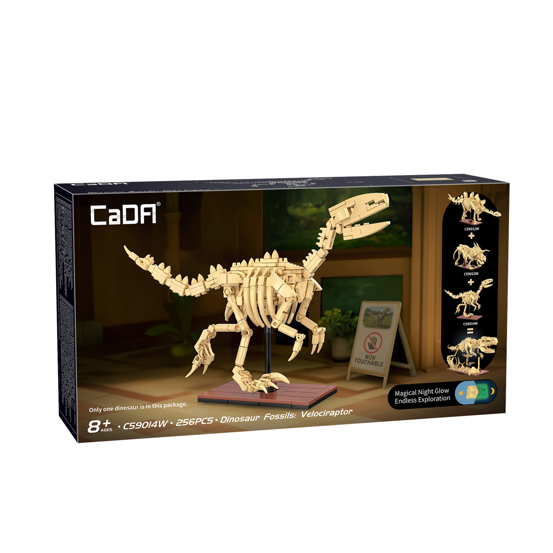 Cada Dinosaur Fossils: Velociraptor - 256 pcs (C59014W)