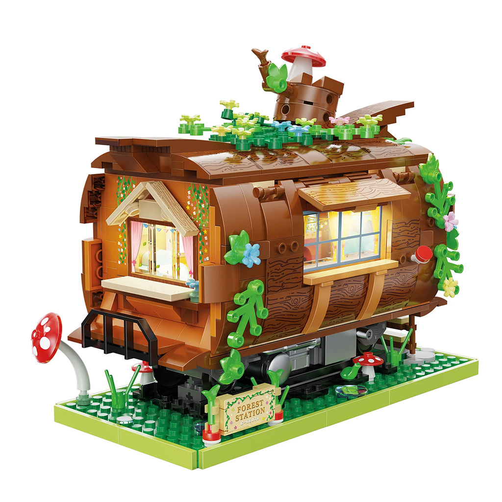 Cada Forest Train -  737 Pcs (C66031W)