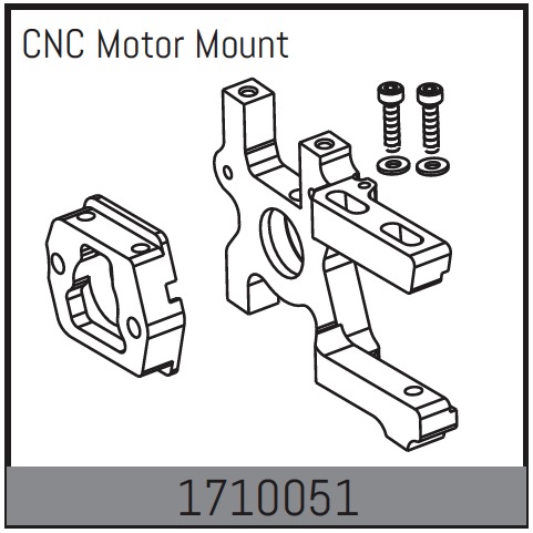 Absima CNc Motor Mount ( AB 1710051)