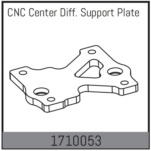 Absima CNc Center Diff. Support Plate ( AB 1710053)