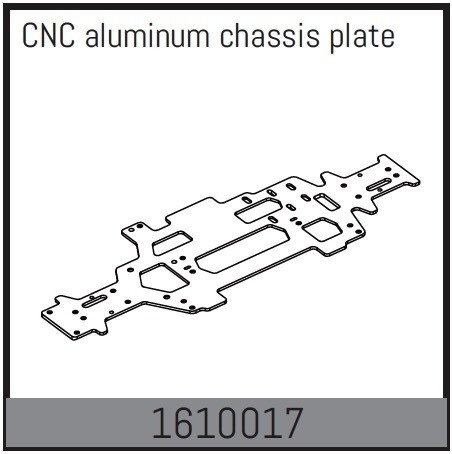 Absima CNc Aluminium Chassis Plate ( AB 1610017)