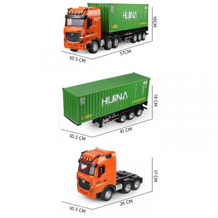 Hunia 1:18 - 2.4Ghz 9Ch RC Container Truck (CY1317)