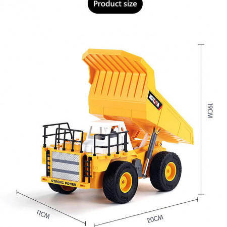 Huina 1:24 2.4Ghz 6 Channel RC Dump Truck (CY1517)